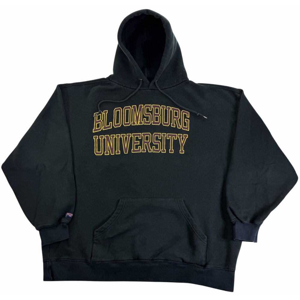 VTG y2k Bloomsburgh University Pennsylvania Hoodie Men's XXL Jansport Sweatshirt